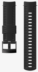 Curea din silicon Suunto 24mm (pentru Suunto Spartan Sport Wrist HR/Baro, Suunto 9), neagră