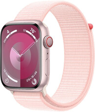 Apple Watch Series 9 GPS + Cellular 45mm Pink Aluminium Case / Light Pink Sport Loop
