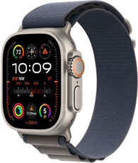 Apple Watch Ultra 2 GPS + Cellular, 49mm Titanium Case / Blue Alpine Loop-Large
