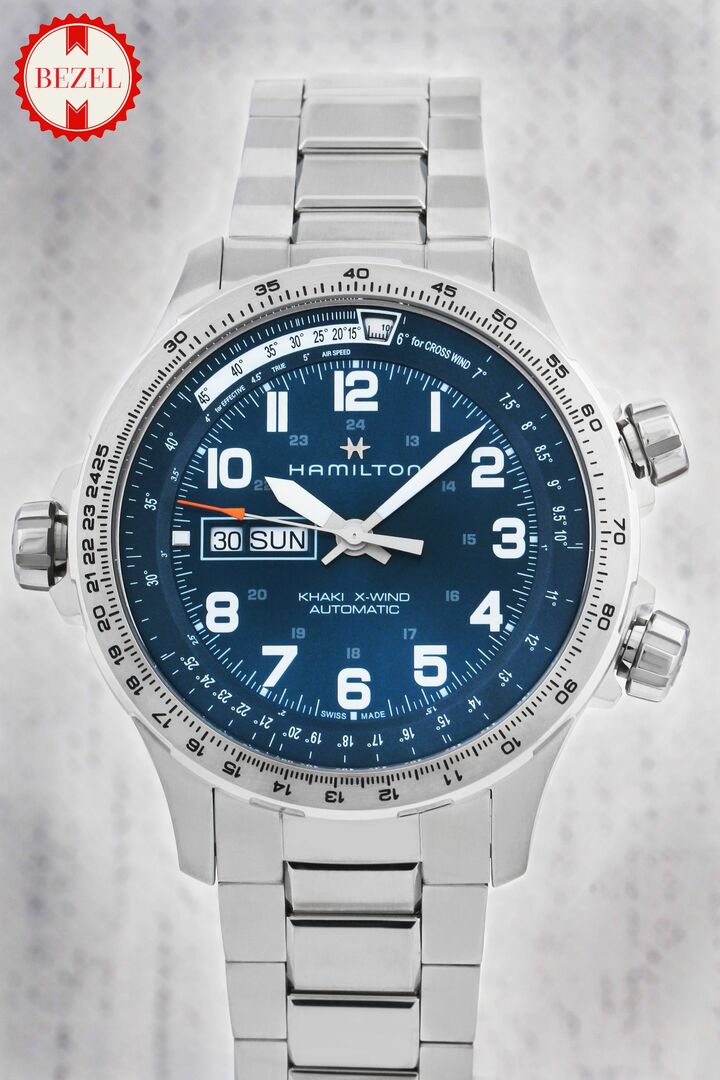 Hamilton Khaki Aviation X-Wind Automatic Day Date H77765141 | Bezel.ro